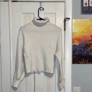 Miami Cream Turtleneck Sweater
